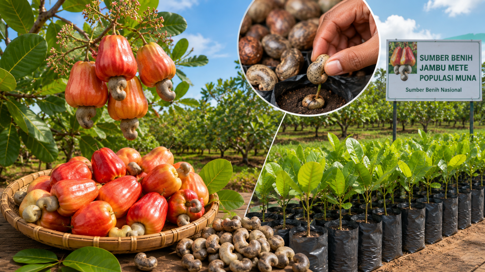 Potensi Jambu Mete Indonesia Masih Besar, Produksi Benih Jadi Perhatian